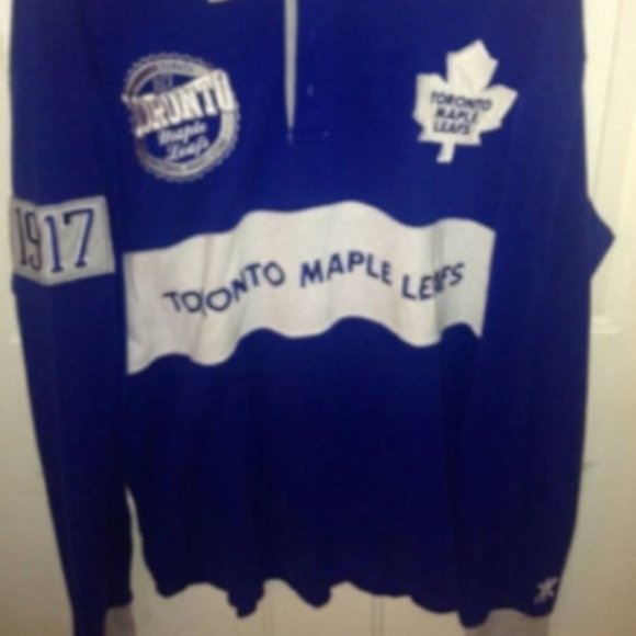 Toronto Maple Leafs Rugby Shirt by Klew Size XL - Picture 2 of 2